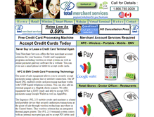 Tablet Screenshot of merchantservicestotal.com